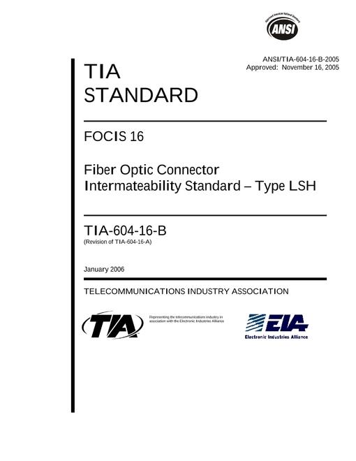 TIA ANSI/TIA-604-16-B