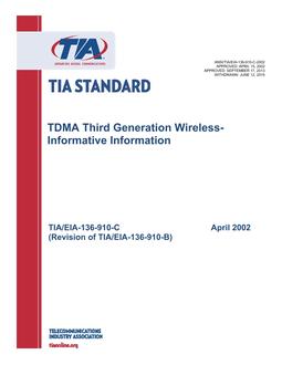 TIA TIA/EIA-136-910-C