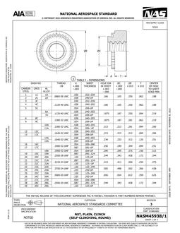 AIA NASM45938/1:2022