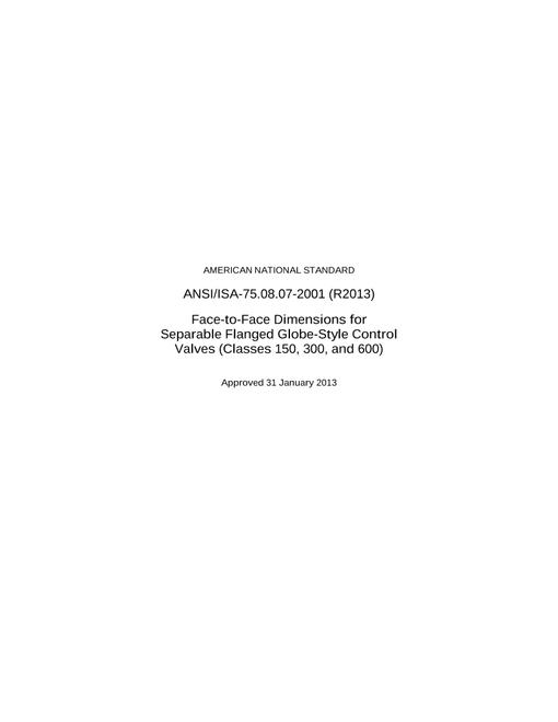 ISA 75.08.07
