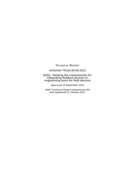 ISA TR104.00.03