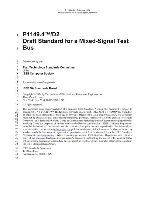 IEEE 1149.4-2024