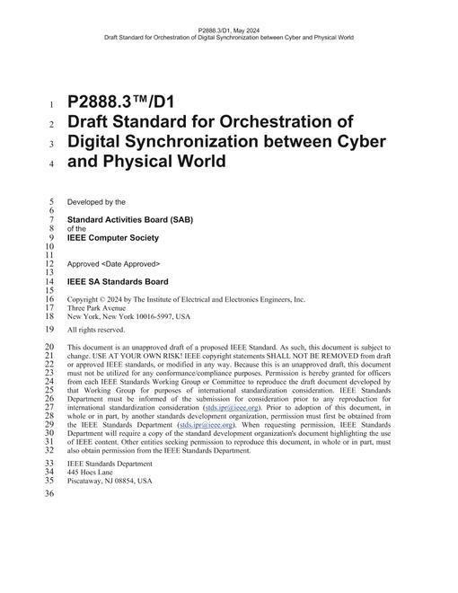 IEEE P2888.3