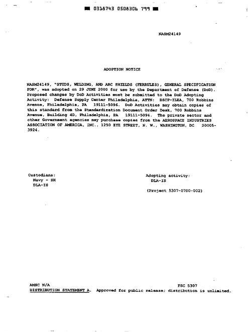 AIA NASM24149